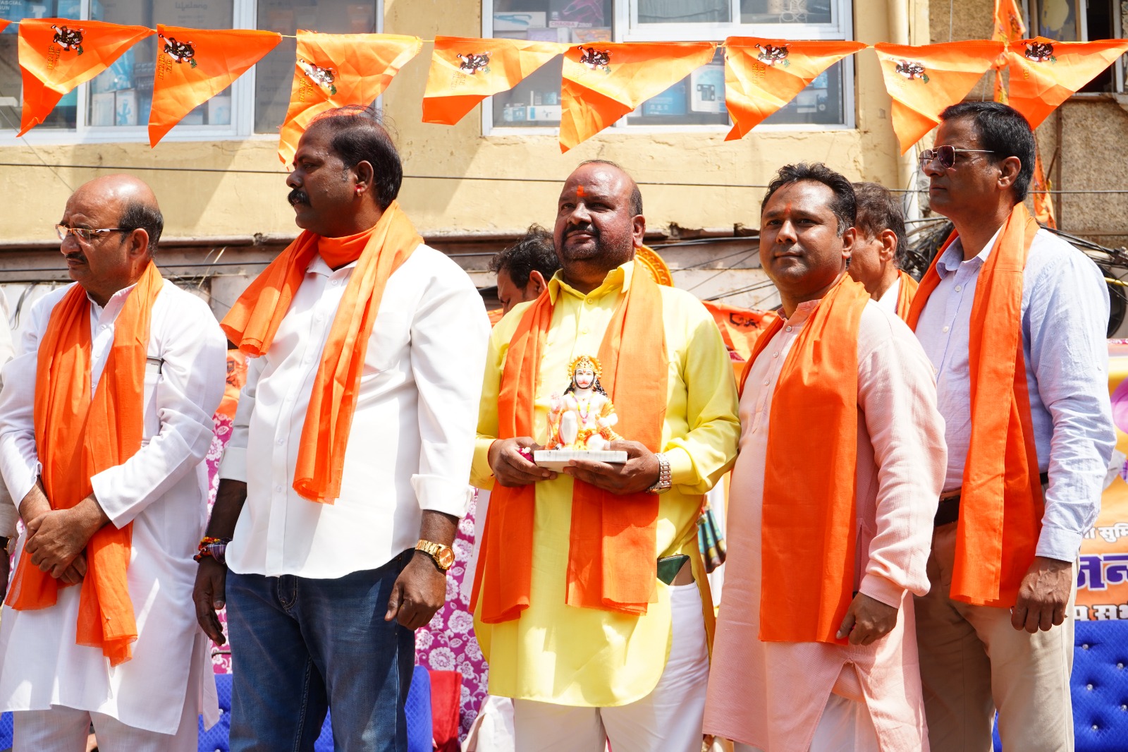 श्री राम सेना परिषद ने मनाया हनुमान जयंती, निकाली भव्य झांकी